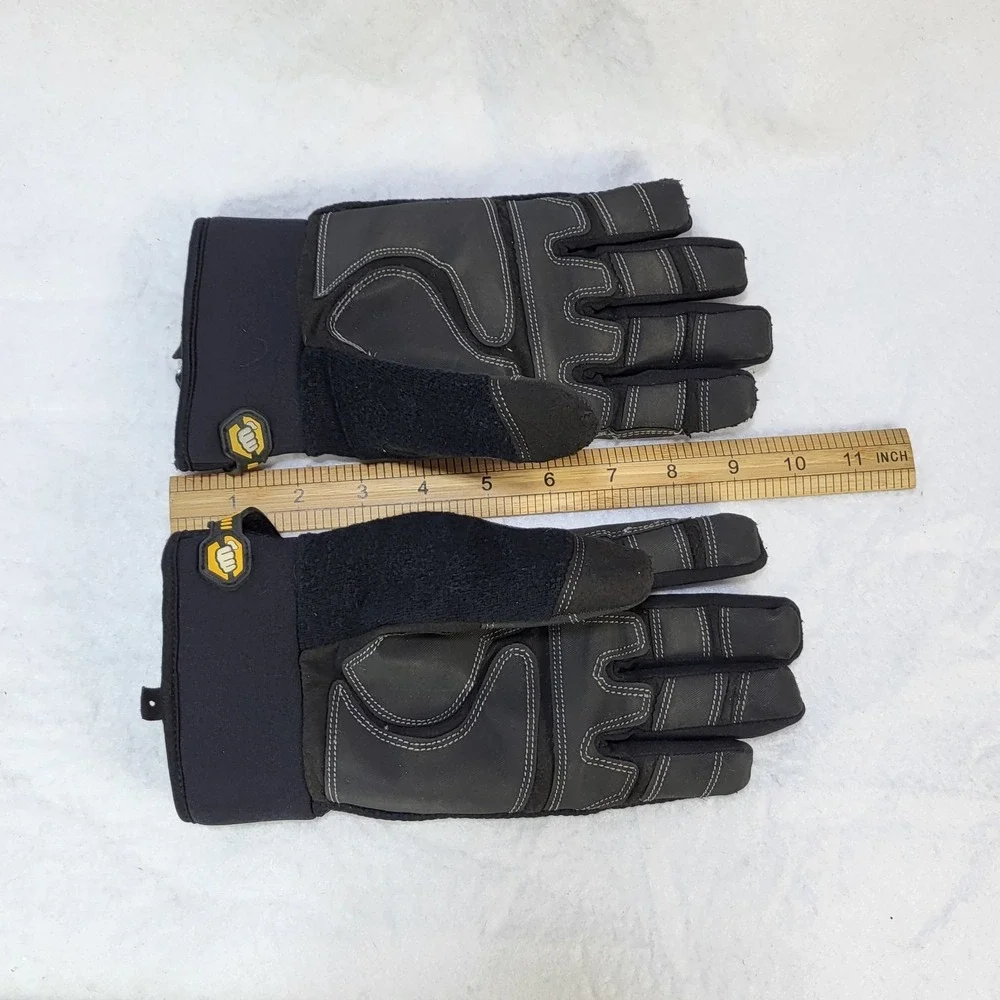 Youngstown Work Glove Waterproof Winter Plus Performance Insulated LG Black Grey